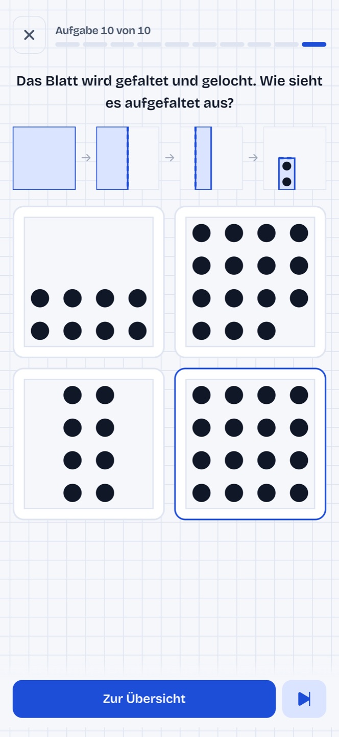 iq test challenge screenshot de spatial