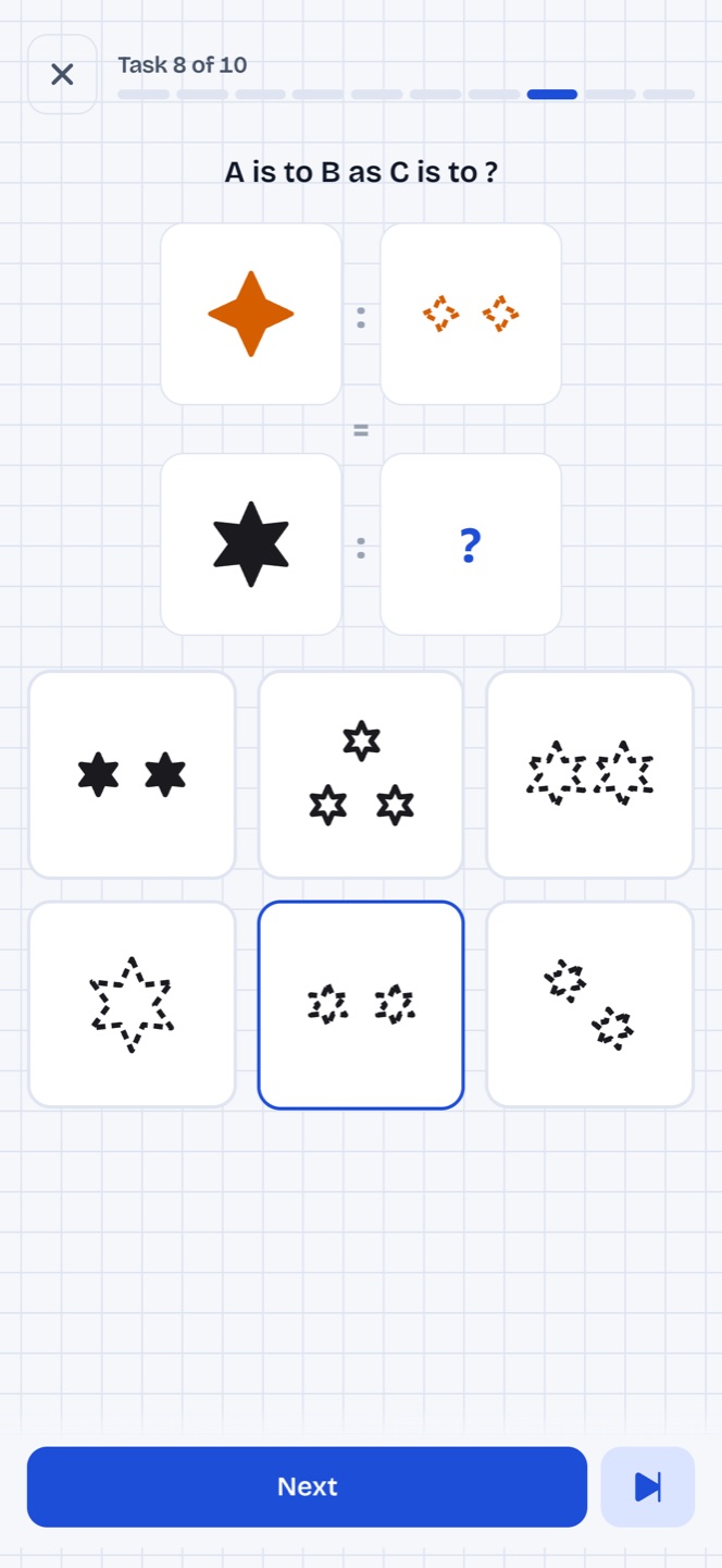 iq test challenge screenshot en puzzle